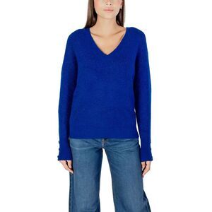 Morgan De Toi Blue Polyester Women's Sweatshirt